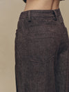 ARTICULATED KNEE DENIM TROUSERS
