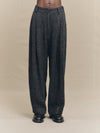 DROP CROTCH WIDE LEG TROUSERS