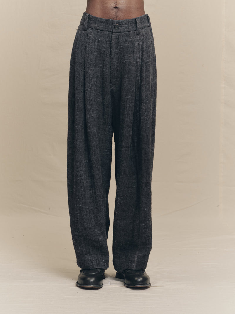DROP CROTCH WIDE LEG TROUSERS – ZIGGY CHEN