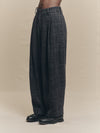 DROP CROTCH WIDE LEG TROUSERS