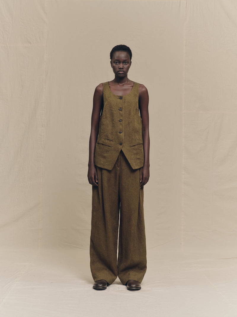 BACK STRAP WAISTCOAT – ZIGGY CHEN