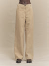 STRAIGHT LEG DENIM TROUSERS