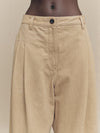 WIDE LEG DENIM TROUSERS