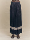 SILK LONG SKIRT