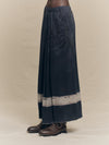 SILK LONG SKIRT