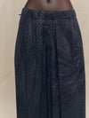 SILK LONG SKIRT