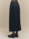 FRONT PLEATED CROPPED TROUSERS