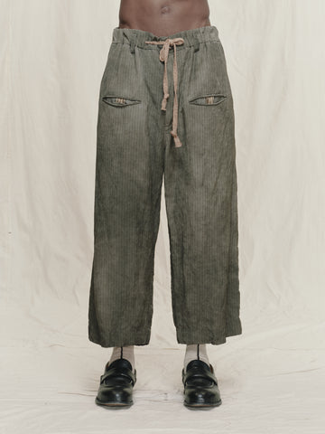 STRIPED DRAWSTRING TROUSERS – ZIGGY CHEN
