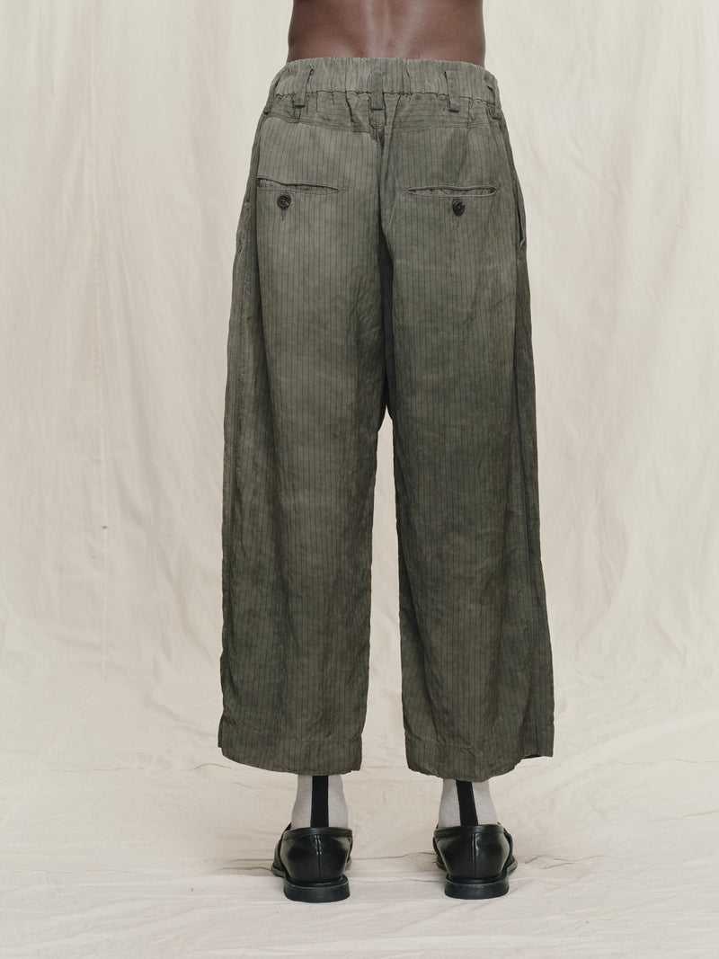 STRIPED DRAWSTRING TROUSERS – ZIGGY CHEN