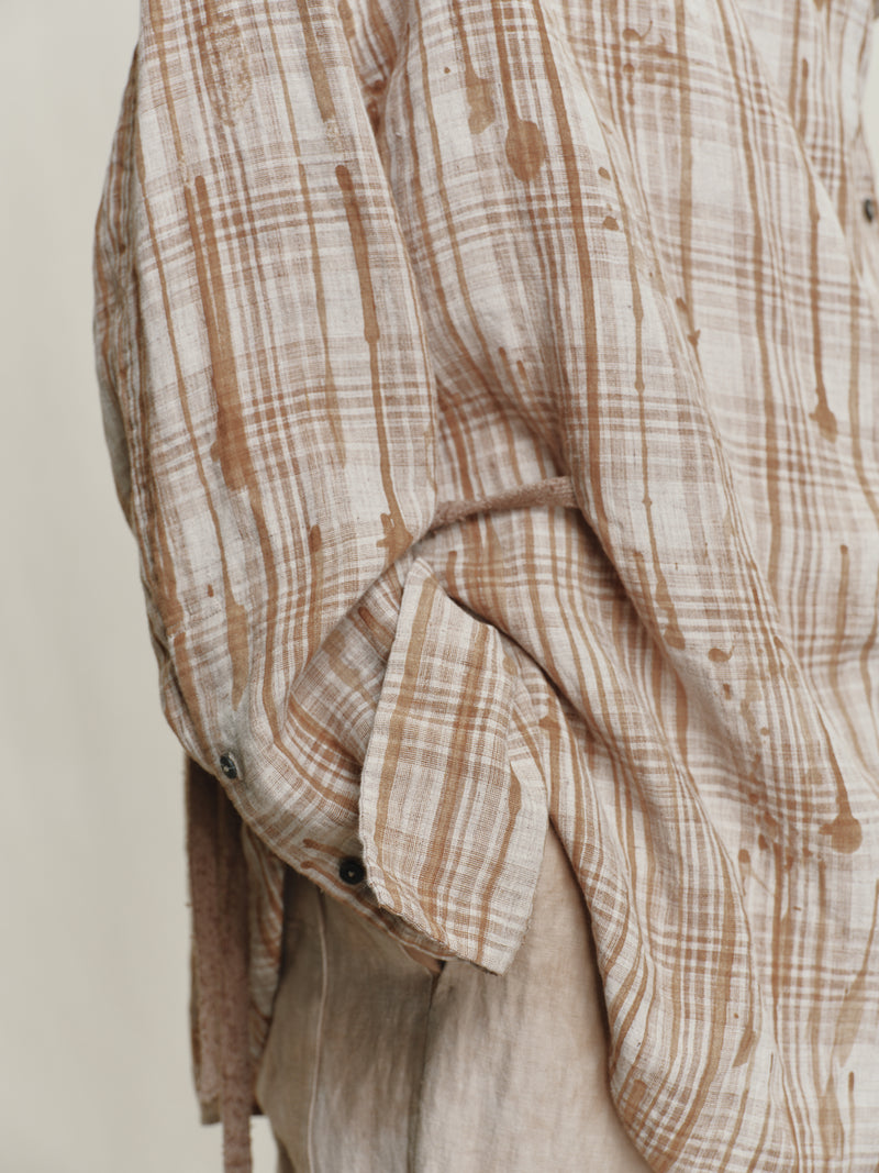 ASYMMETRIC MANDARIN COLLAR SHIRT – ZIGGY CHEN