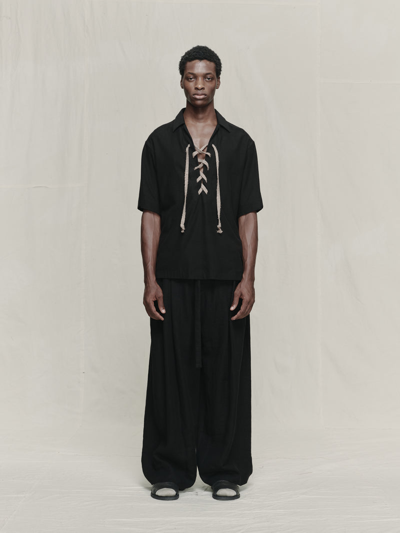 Ziggy Chen 20SS 綿麻混JKT 黒48 Paul Harnden系 ZIGGY CHEN SPREAD