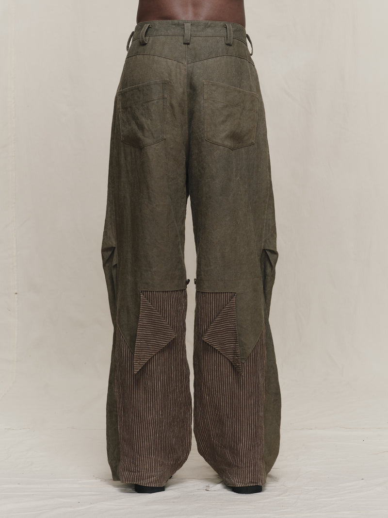 ARTICULATED FLAP TROUSERS – ZIGGY CHEN