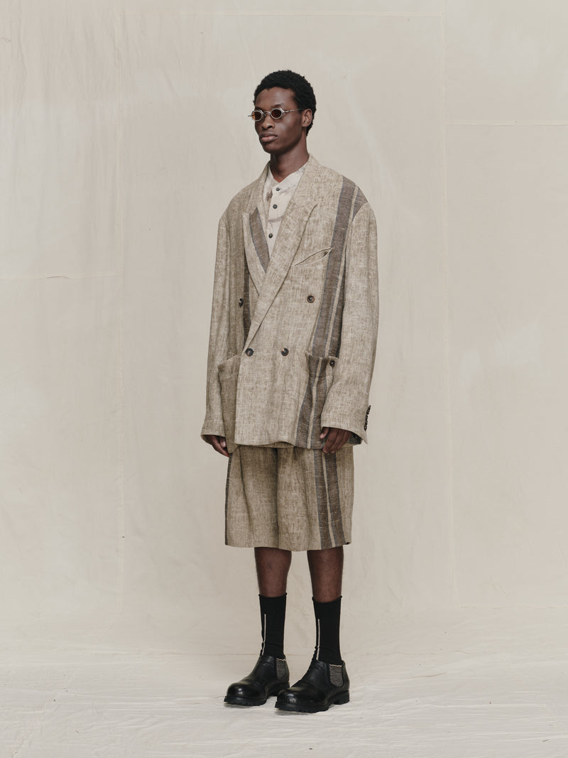 DOUBLE BREASTED LONG BLAZER – ZIGGY CHEN