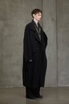 OVERSIZED HIGH COLLAR LONG COAT