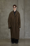 PEAK COLLAR LUMPED COAT