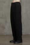 STRAIGHT LEG FRONT PLEAT TROUSERS