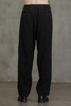 STRAIGHT LEG FRONT PLEAT TROUSERS