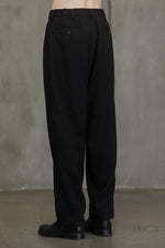 STRAIGHT LEG FRONT PLEAT TROUSERS