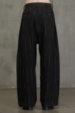 JACQUARD WIDE LEG TROUSERS