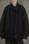 JAQUARD BOMBER DOWN JACKET