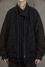 JAQUARD BOMBER DOWN JACKET