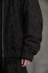 JAQUARD BOMBER DOWN JACKET