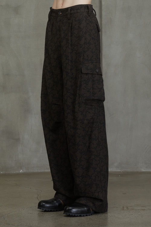 JACQUARD CARGOS PANTS