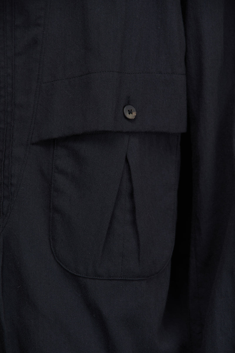 PLEATED POCKET SHIRT