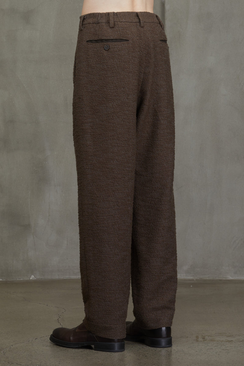 STRAIGHT LEG FRONT PLEAT TROUSERS