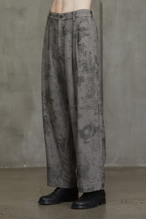 FRONT PLEAT TROUSERS