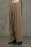 CORDUROY DROP CROTCH TROUSERS