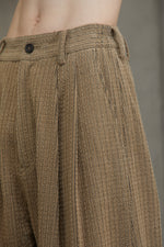 CORDUROY DROP CROTCH TROUSERS