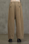 CORDUROY DROP CROTCH TROUSERS