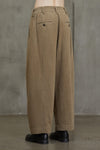 CORDUROY DROP CROTCH TROUSERS