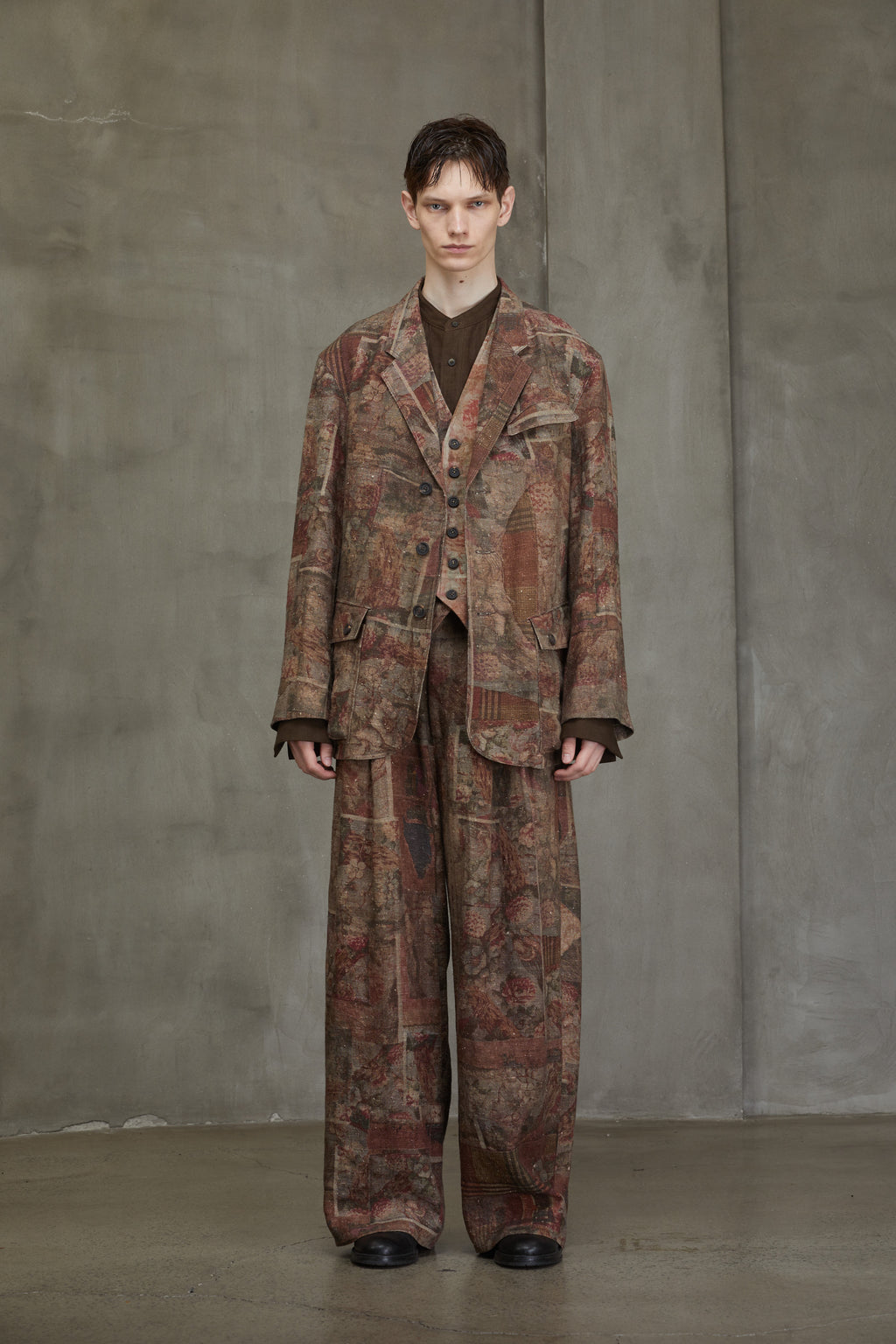 THREE BUTTON DIGITAL PRINT JACKET – ZIGGY CHEN THREE BUTTON DIGITAL PRINT JACKET – ZIGGY CHEN