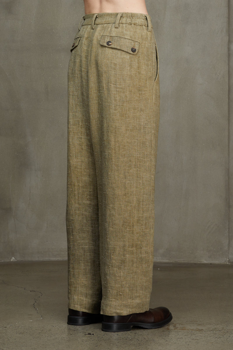 FRONT PLEAT TROUSERS