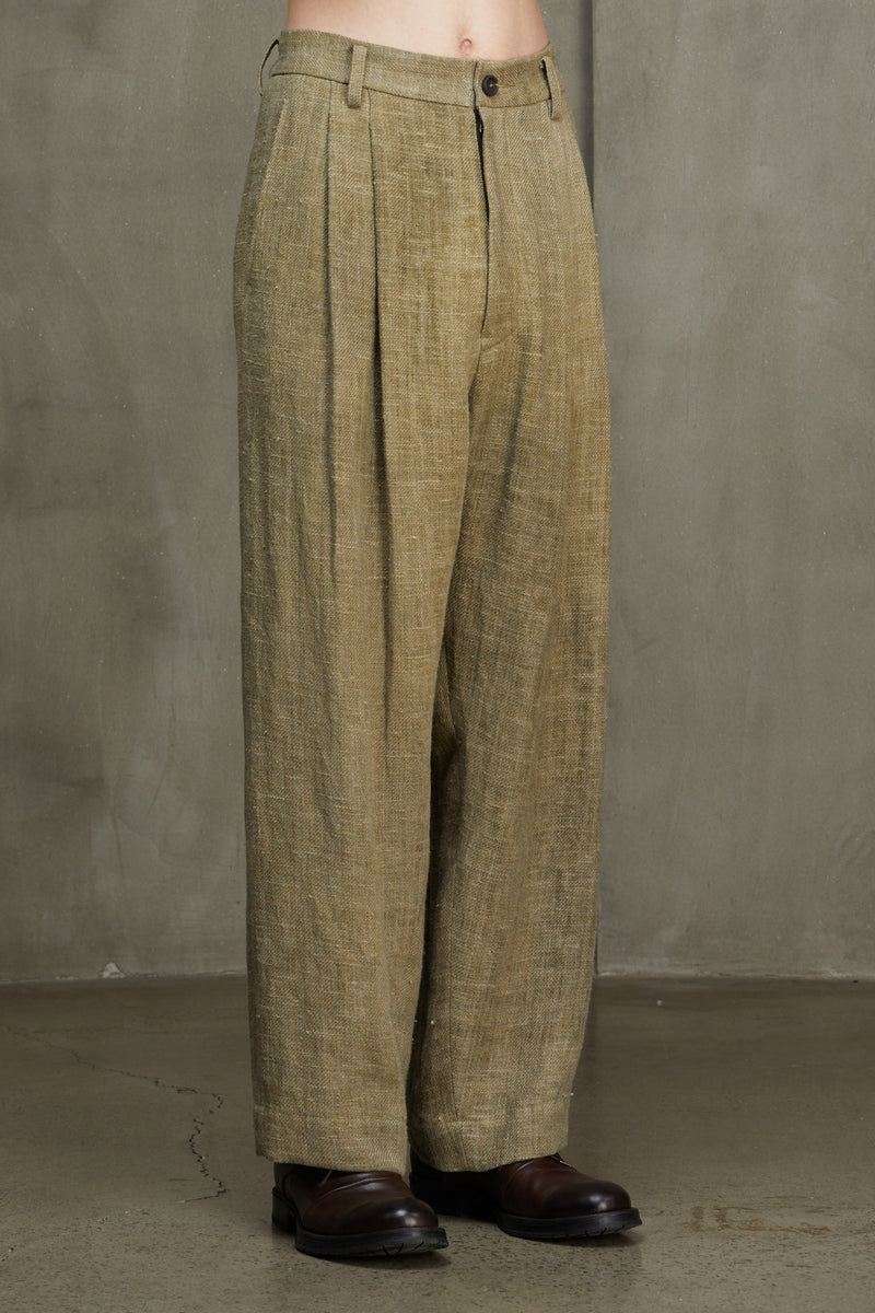 FRONT PLEAT TROUSERS