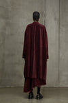 SHAWL COLLAR VELVET COAT
