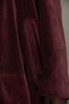 SHAWL COLLAR VELVET COAT