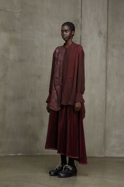 COLLAGED LONG SHIRT