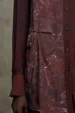COLLAGED LONG SHIRT