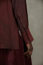 COLLAGED LONG SHIRT