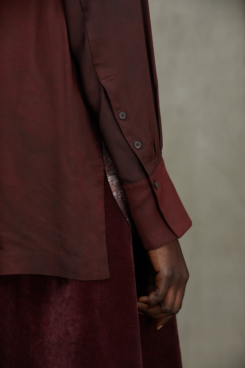 COLLAGED LONG SHIRT