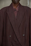 DOUBLE BREASTED STRIPE JACKET