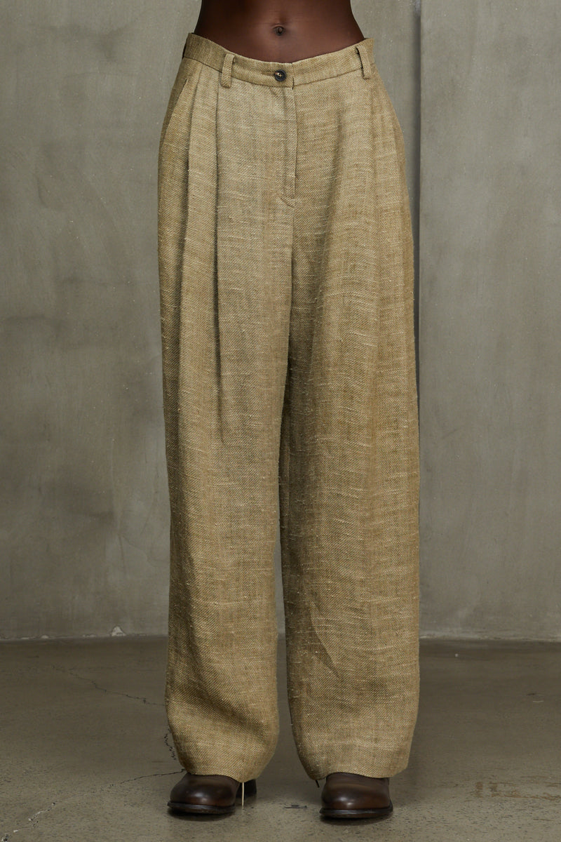 STRAIGHT LEG TROUSERS