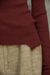 RIBBED SWEARTER