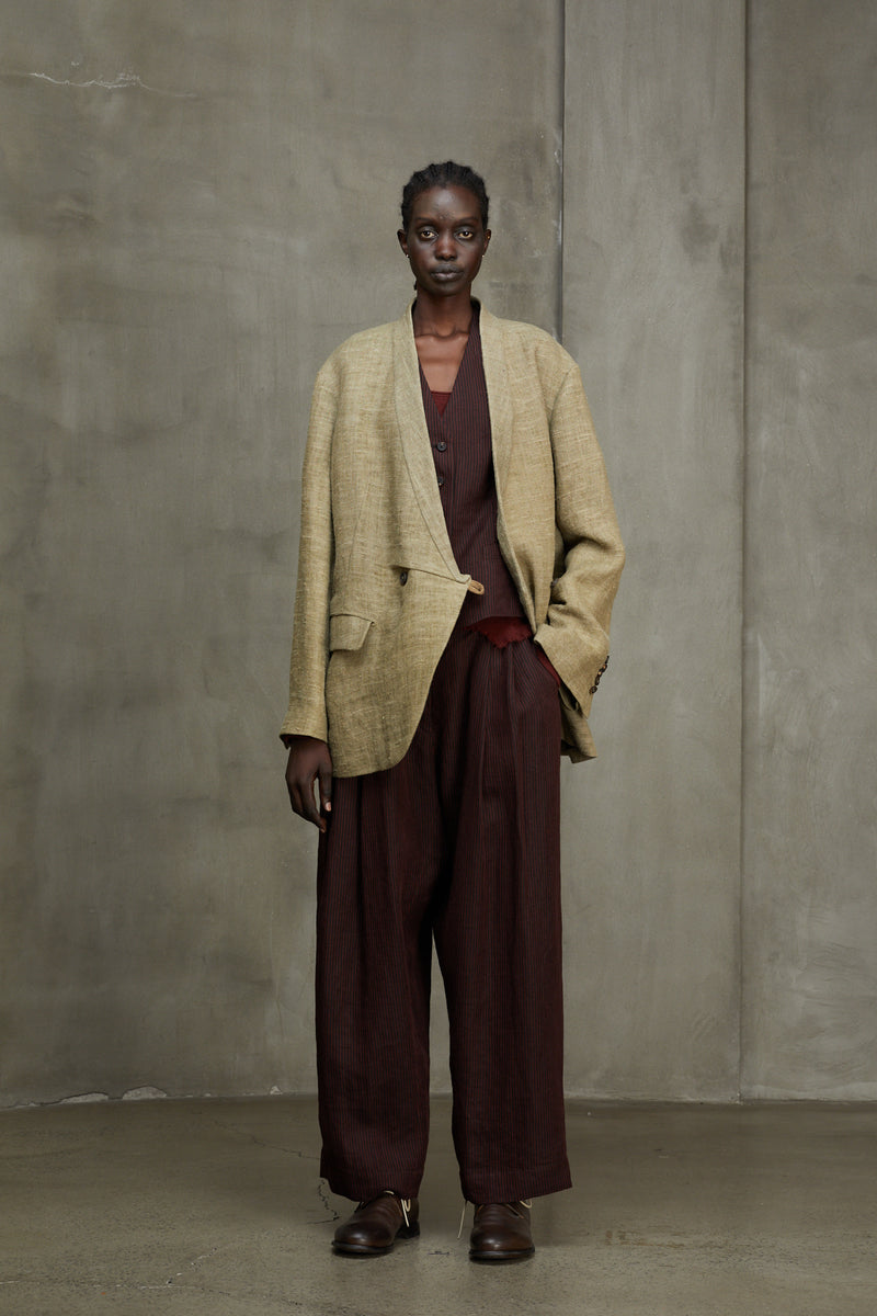 DOUBLE BREASTED OVERSIZE JACKET