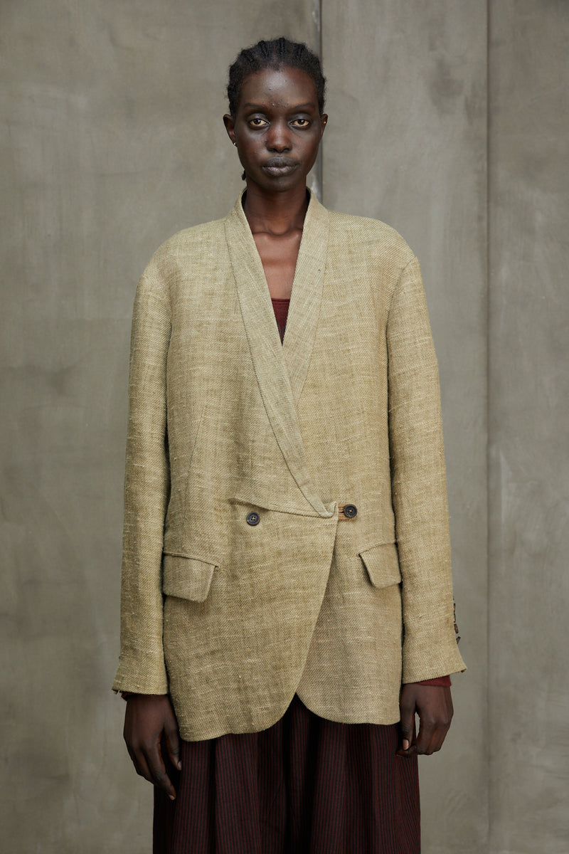 DOUBLE BREASTED OVERSIZE JACKET
