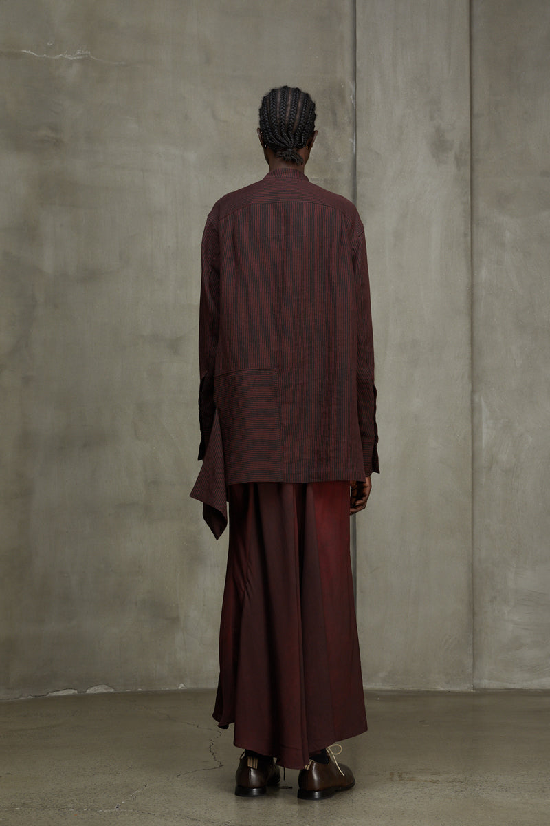 MANDARIN COLLAR LONG SKIRT
