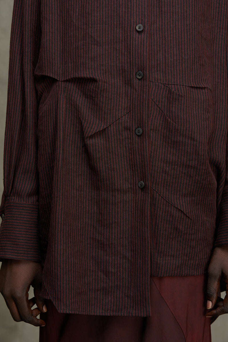MANDARIN COLLAR LONG SKIRT